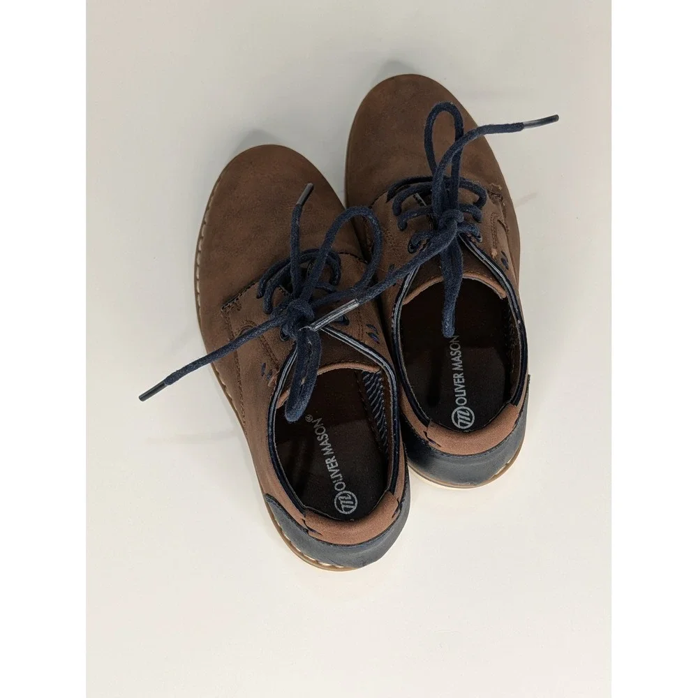 Oliver Mason Toddler Brown Oxford Dress Shoes | Size‎ 9